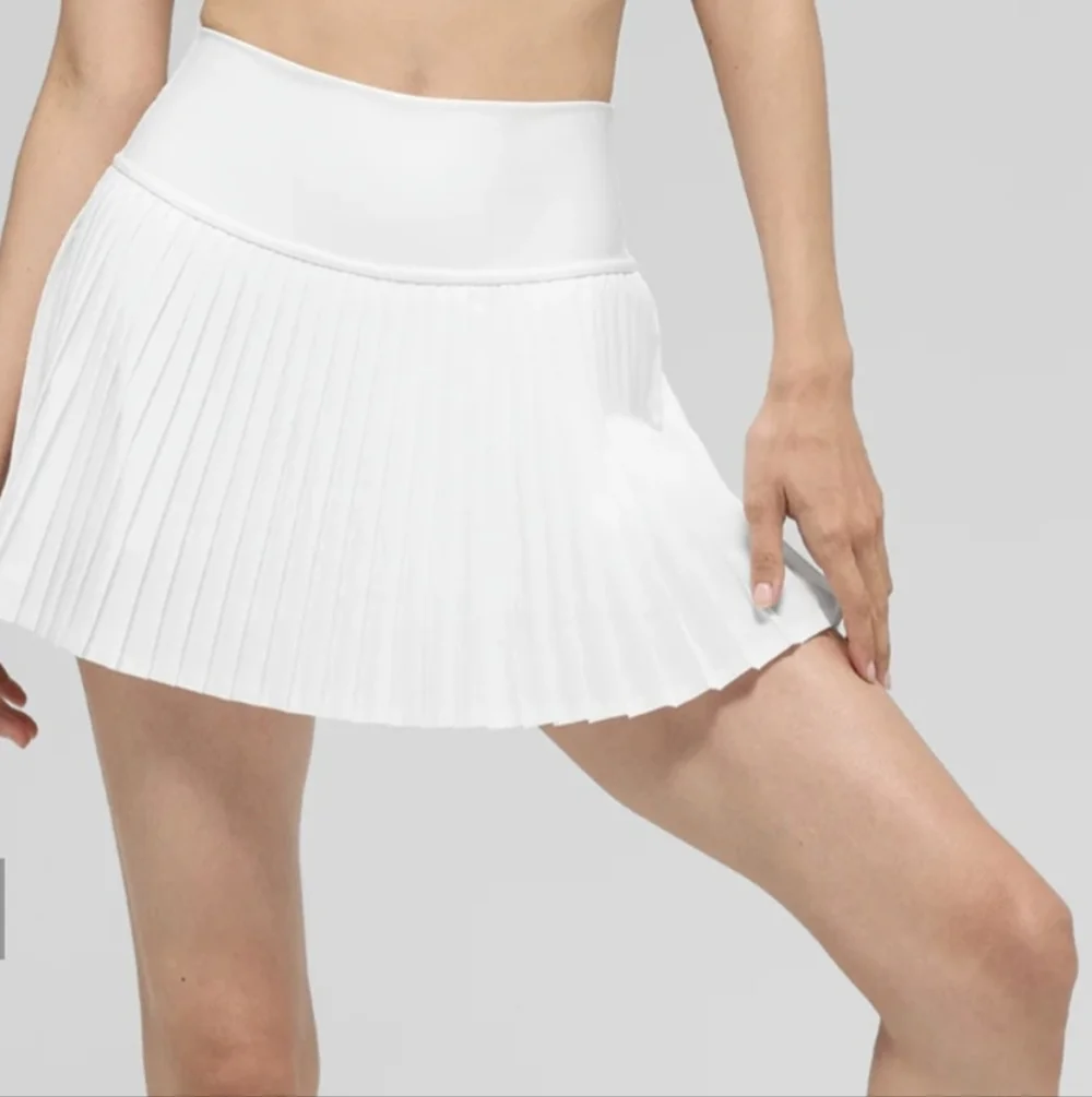 ALO Yoga Grand Slam Tennis Skirt White Size M